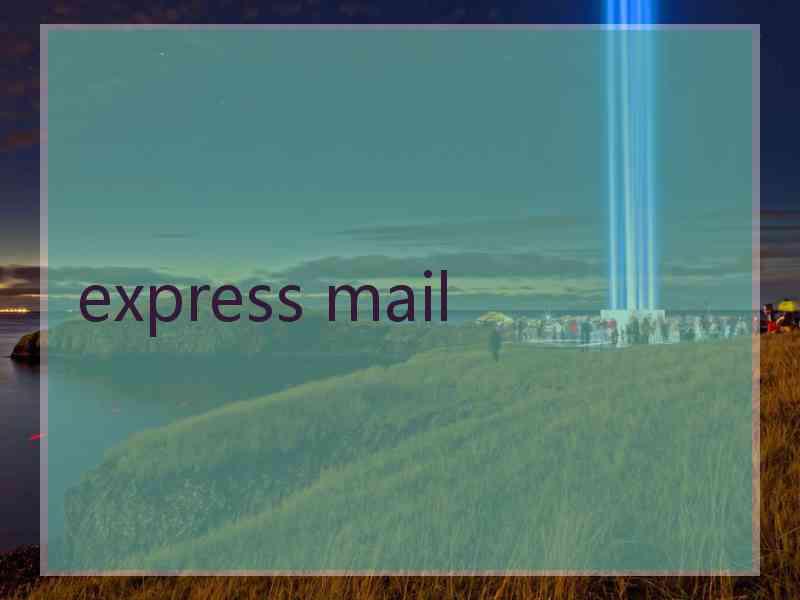 express mail