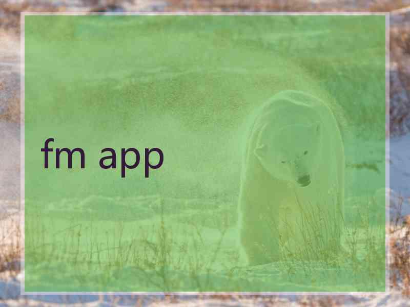 fm app