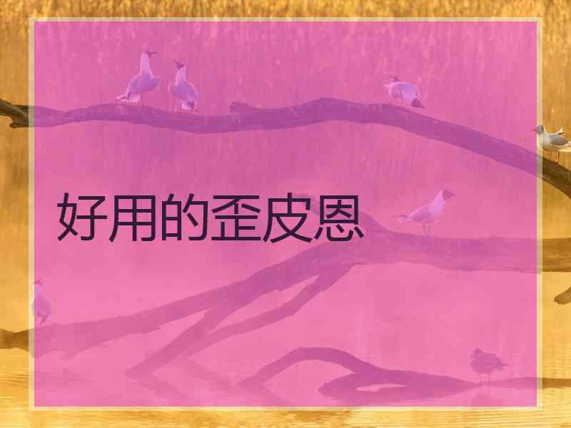 好用的歪皮恩
