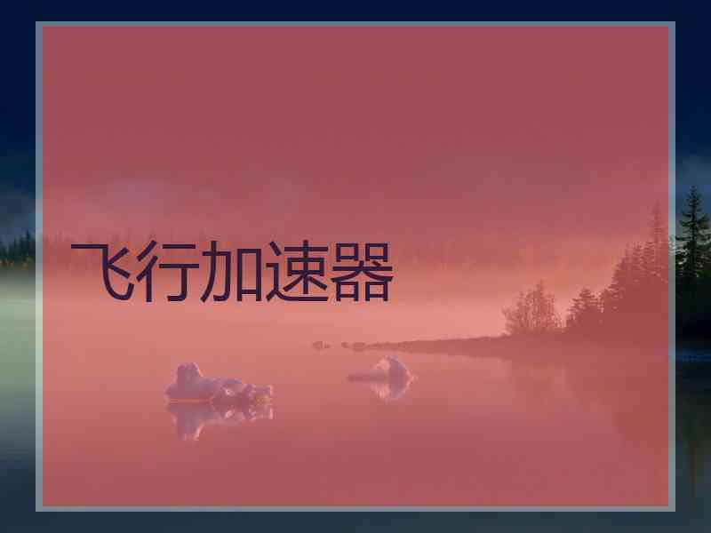 飞行加速器