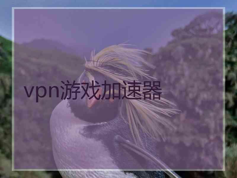 vpn游戏加速器