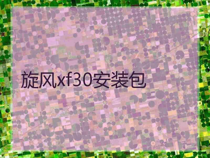 旋风xf30安装包