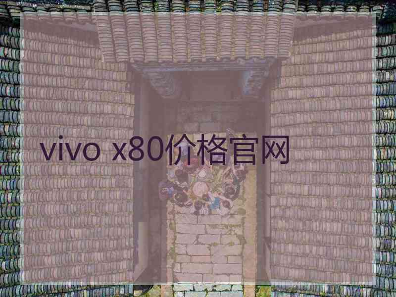vivo x80价格官网