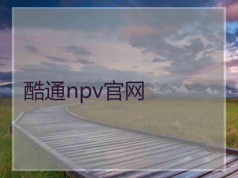 酷通npv官网