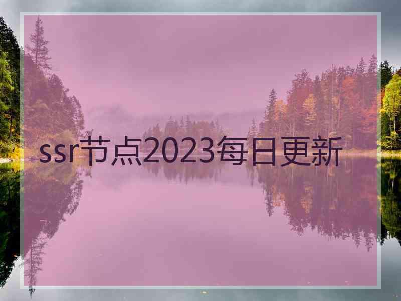 ssr节点2023每日更新
