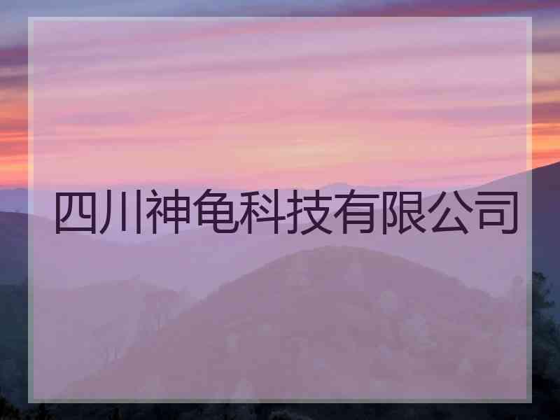 四川神龟科技有限公司
