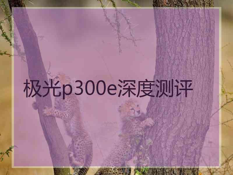 极光p300e深度测评