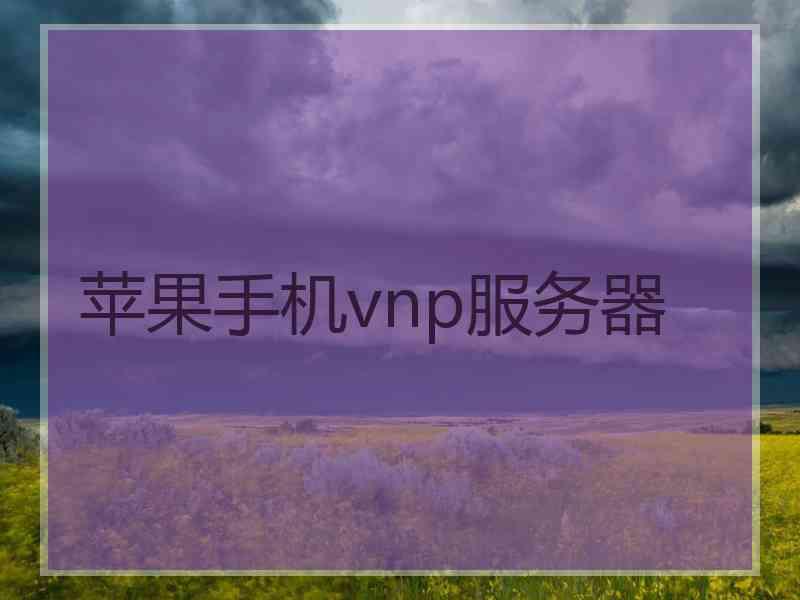 苹果手机vnp服务器