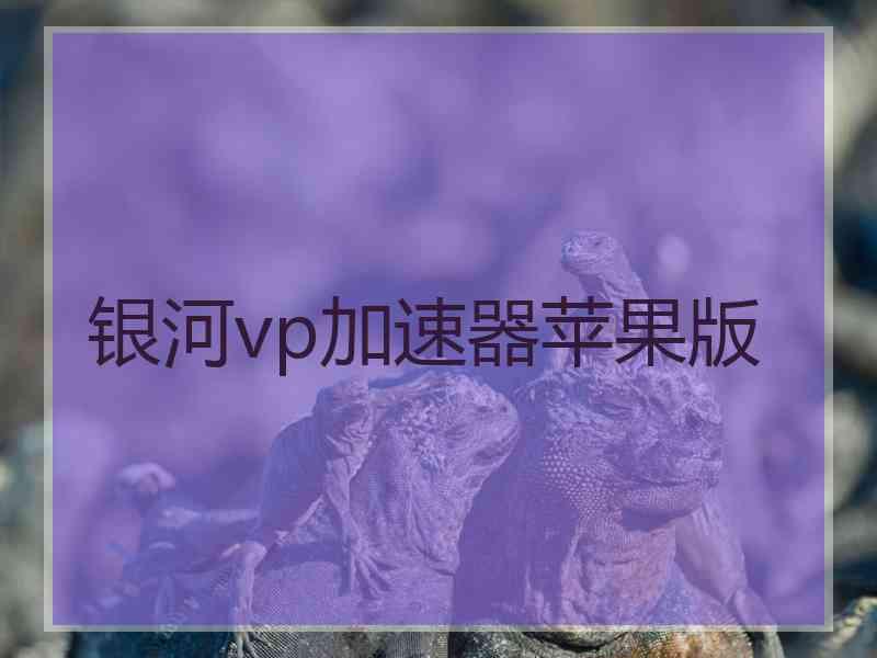 银河vp加速器苹果版