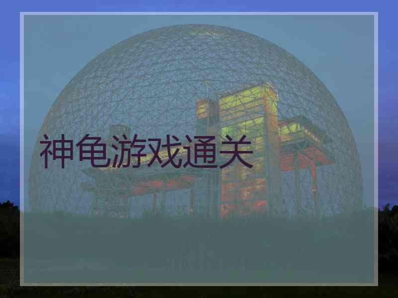 神龟游戏通关