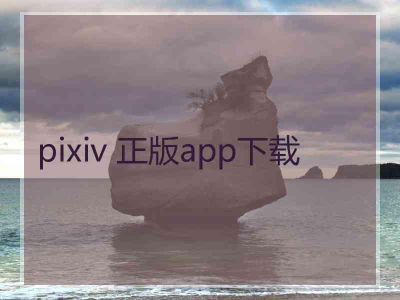 pixiv 正版app下载