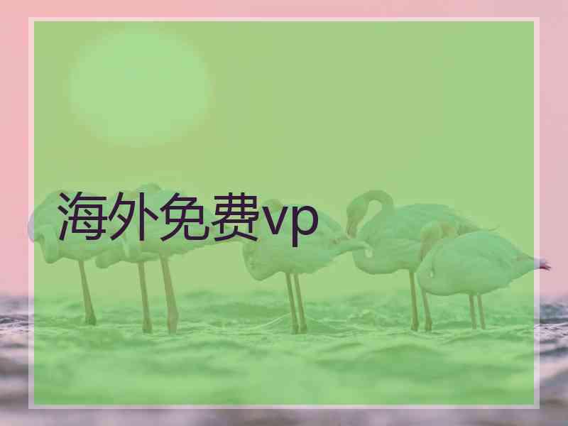 海外免费vp