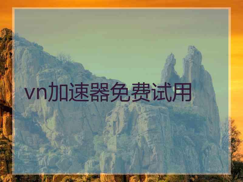 vn加速器免费试用