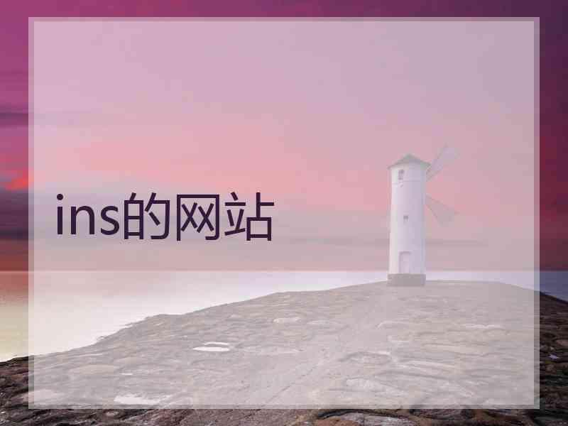 ins的网站