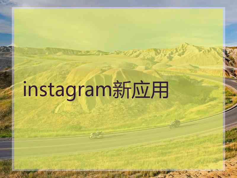 instagram新应用