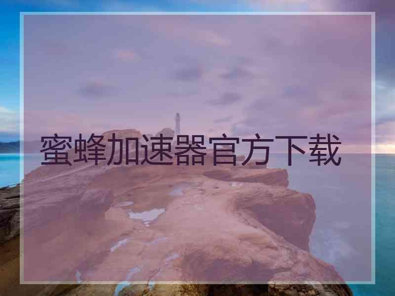 蜜蜂加速器官方下载