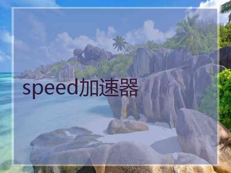 speed加速器