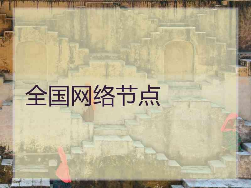 全国网络节点