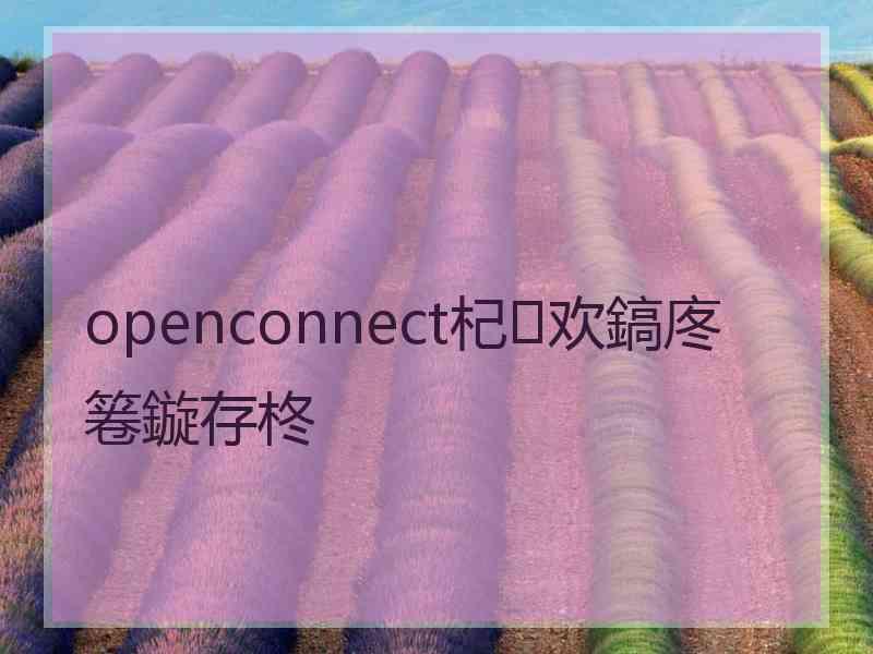 openconnect杞欢鎬庝箞鏇存柊