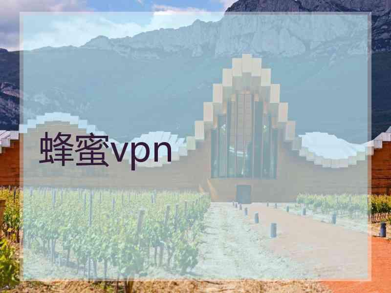 蜂蜜vpn