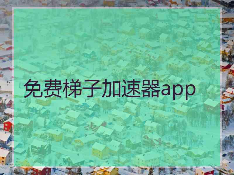 免费梯子加速器app