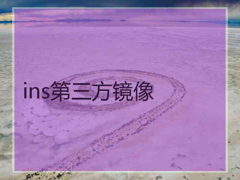 ins第三方镜像
