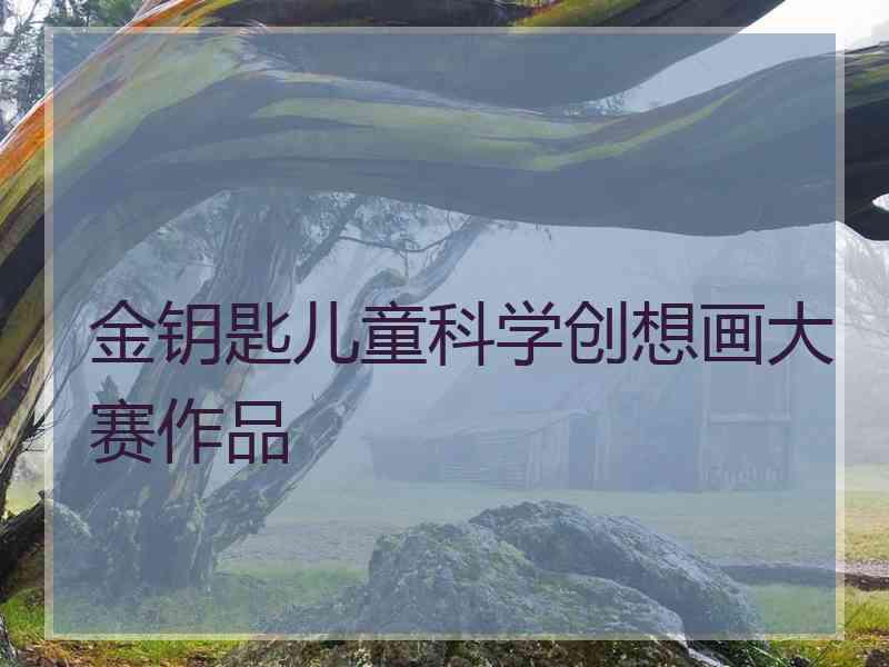 金钥匙儿童科学创想画大赛作品