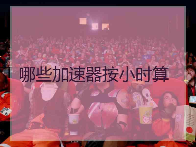 哪些加速器按小时算