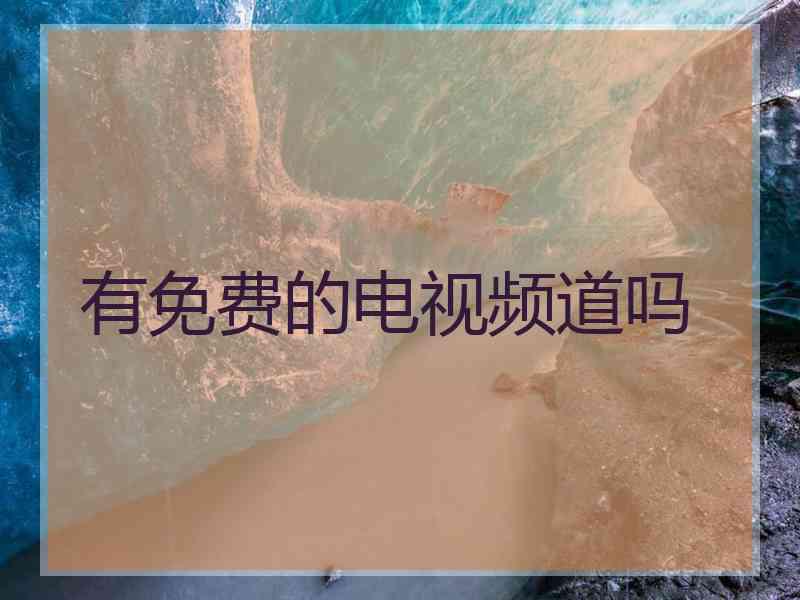有免费的电视频道吗