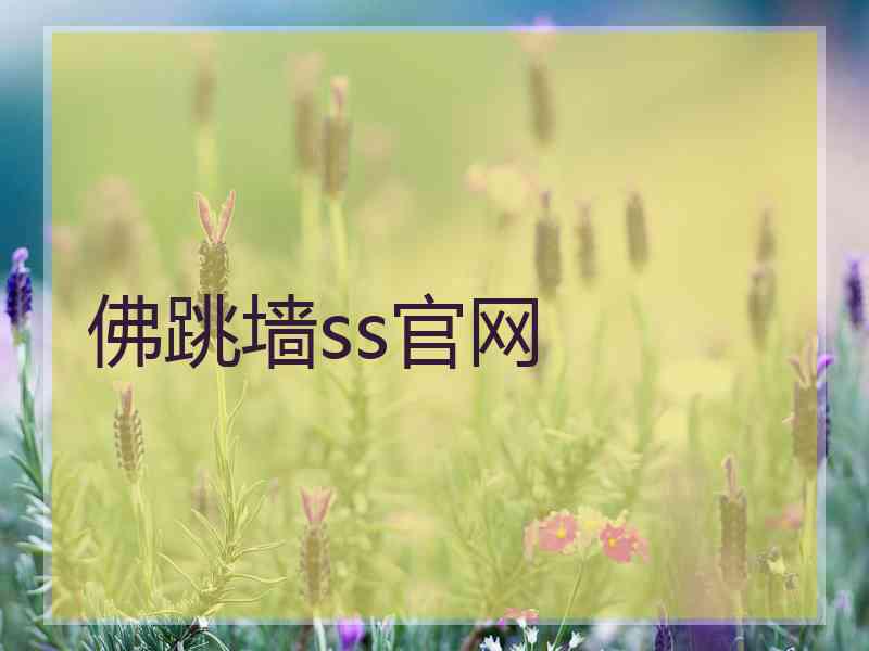 佛跳墙ss官网