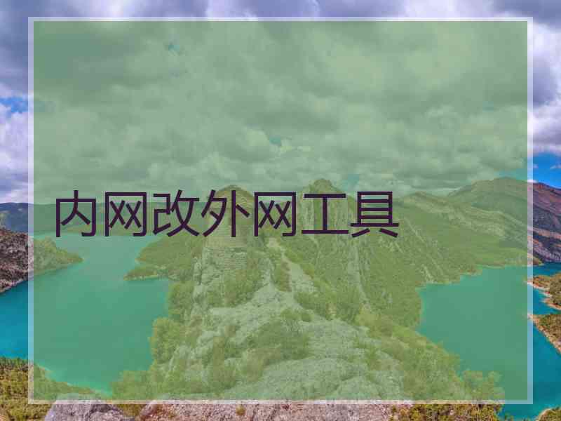 内网改外网工具