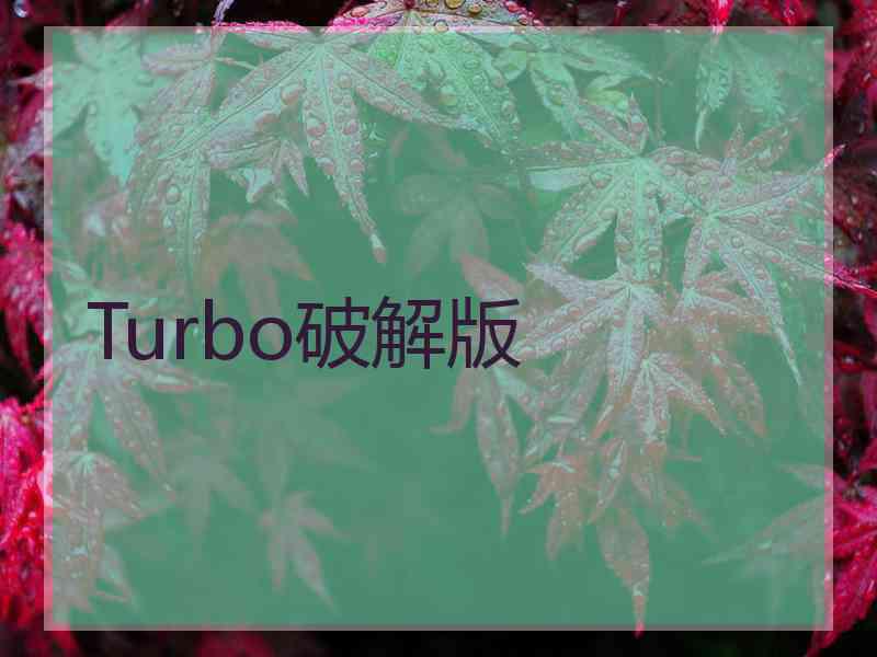 Turbo破解版