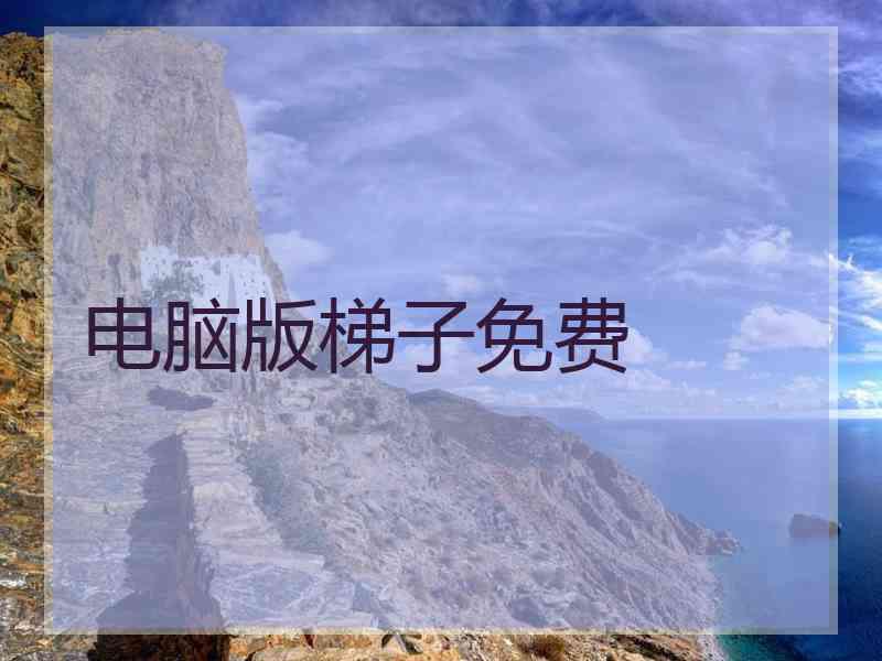 电脑版梯子免费
