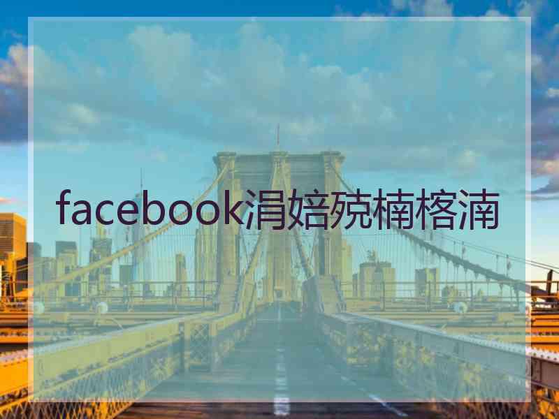 facebook涓婄殑楠楁湳
