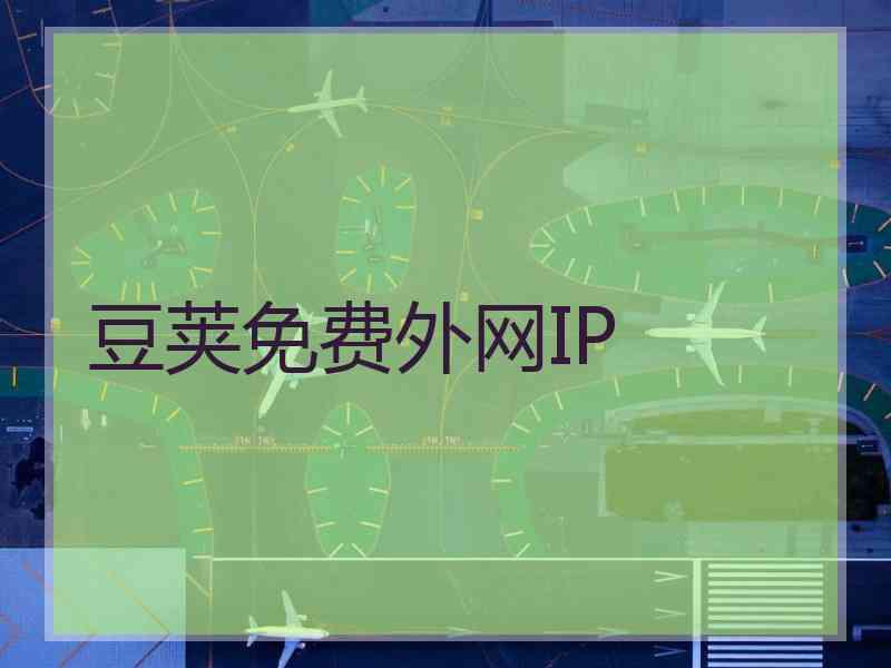 豆荚免费外网IP