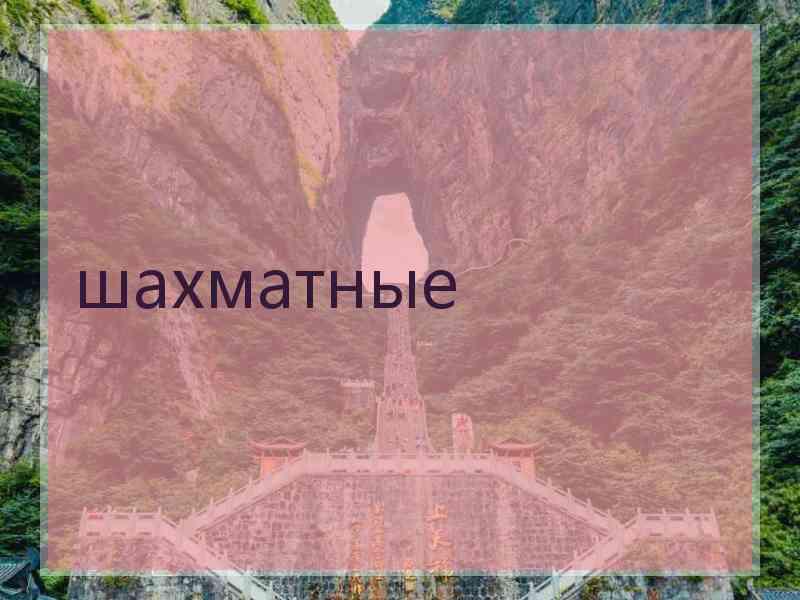 шахматные