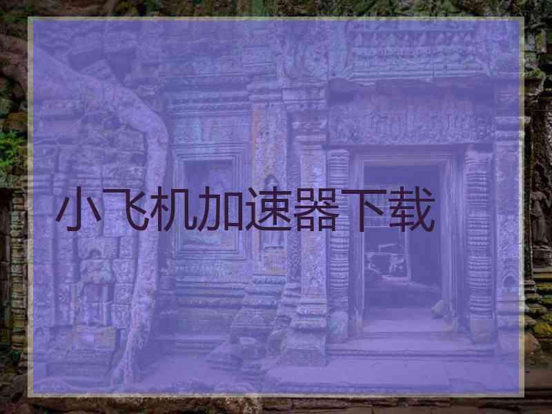 小飞机加速器下载