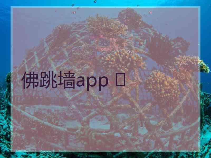 佛跳墙app 	