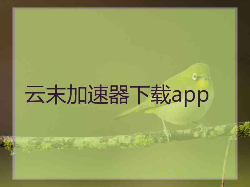 云末加速器下载app