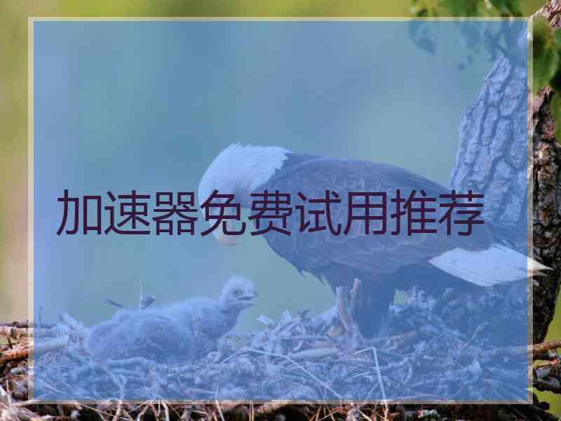 加速器免费试用推荐