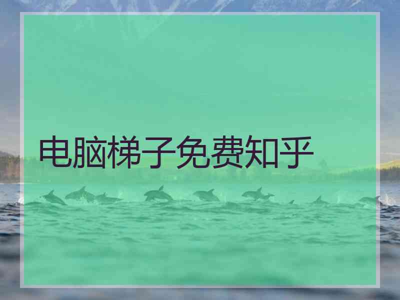 电脑梯子免费知乎