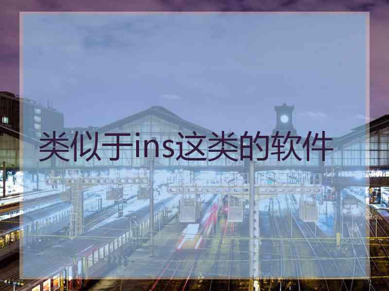 类似于ins这类的软件
