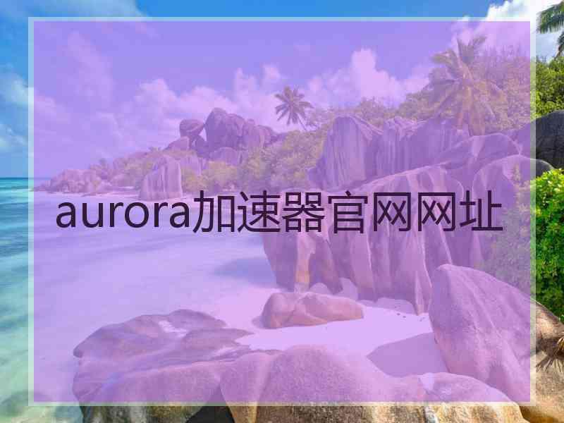 aurora加速器官网网址