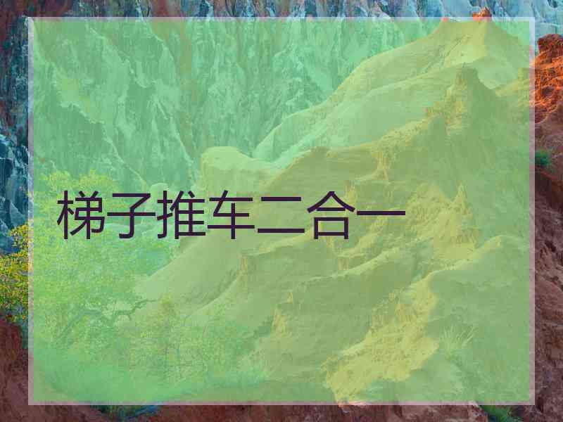 梯子推车二合一