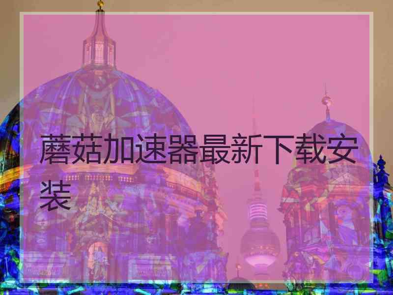 蘑菇加速器最新下载安装