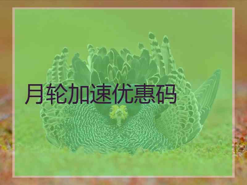 月轮加速优惠码