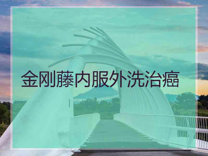金刚藤内服外洗治癌