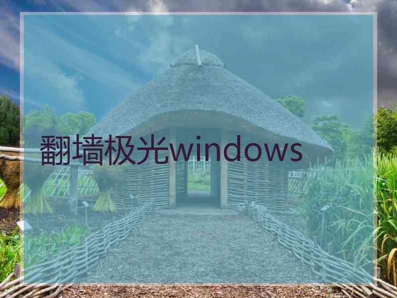 翻墙极光windows