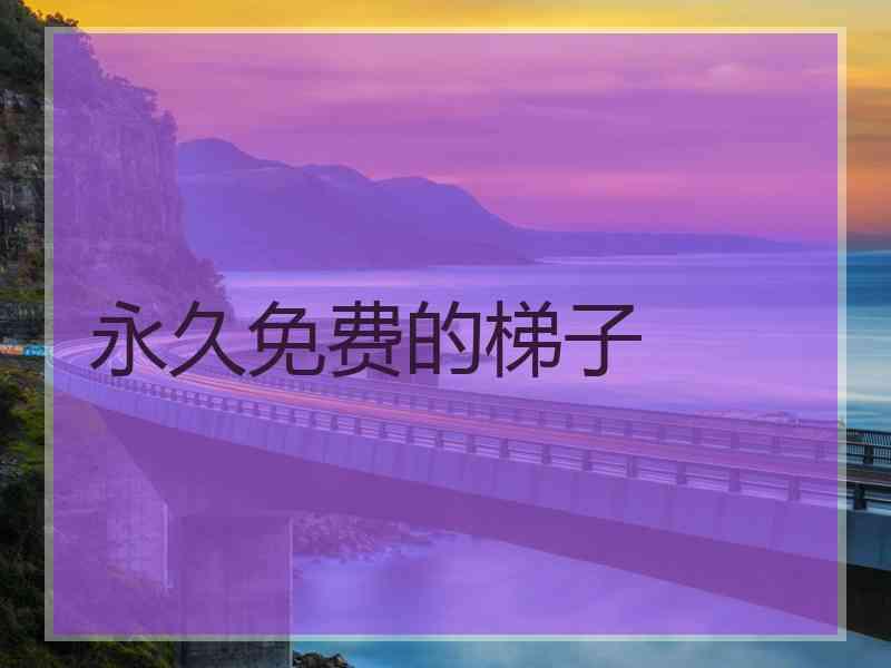 永久免费的梯子