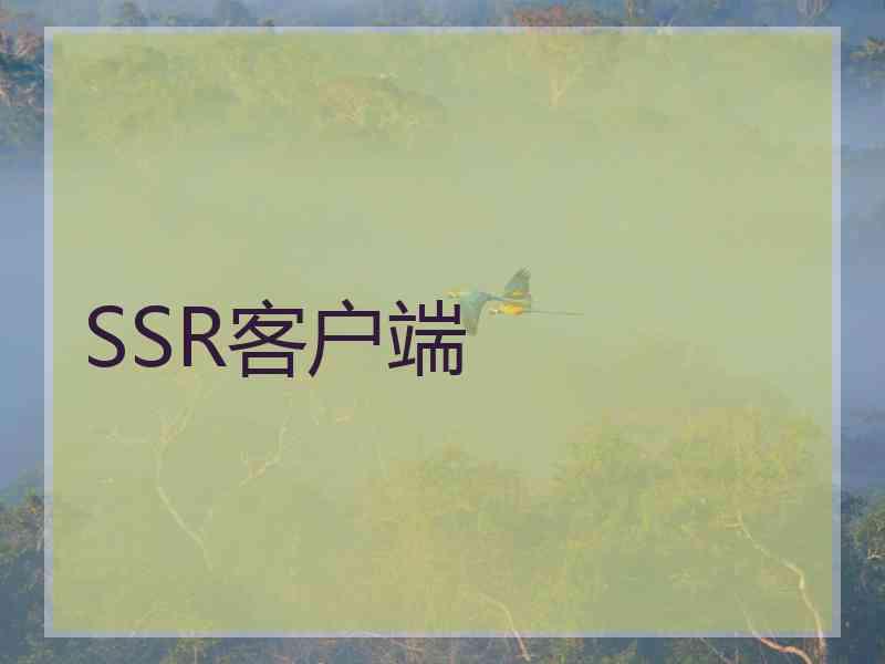 SSR客户端